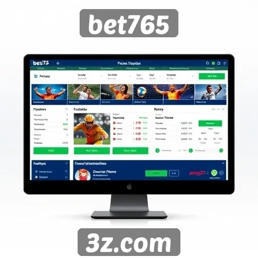 Interface do bet765 em comparação com concorrentes