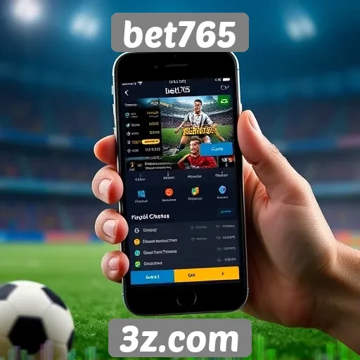 Avaliação da plataforma móvel do bet765